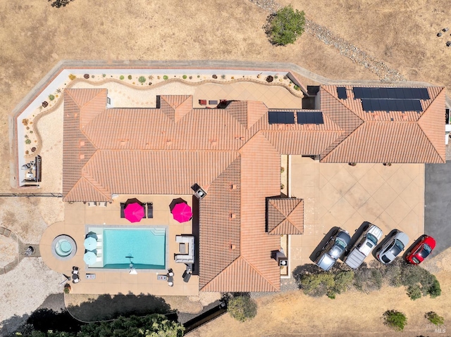 1745 Durbin Ln, Fairfield, CA 94534 - aerial view of property and surrounding area featuring a pool