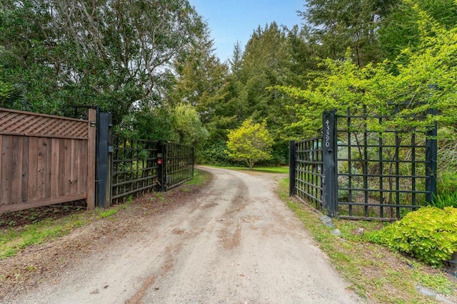 43390 Comptche Ukiah Rd, Mendocino, CA 95460 - view of gate