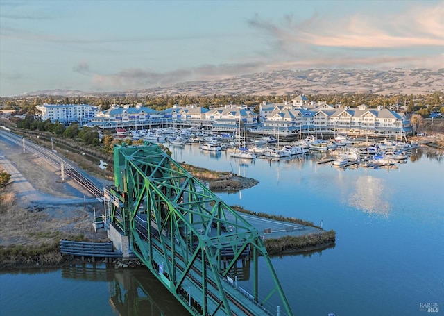 2010 Caulfield Ln, Petaluma, CA 94954 - dock featuring a mountain view