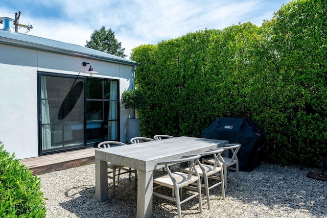 1005 Valley View St, Saint Helena, CA 94574 - view of patio / terrace featuring outdoor dining area and grilling area
