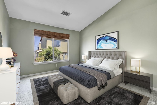115 Barington Dr, Vallejo, CA 94591 - carpeted bedroom featuring baseboards and lofted ceiling