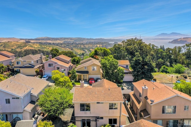 115 Barington Dr, Vallejo, CA 94591 - aerial view of residential area featuring mountains