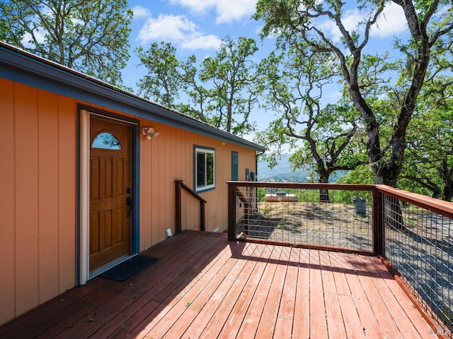 31300 Pine Mountain Rd, Cloverdale, CA 95425 - view of wooden deck