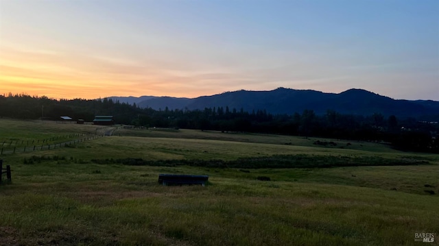 125 Cedar Gulch Rd, Hayfork, CA 96041 - mountain view featuring rural landscape and agricultural land