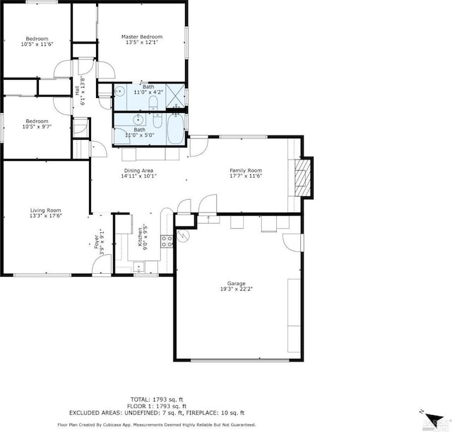 3524 Cascade St, Napa, CA 94558 - floor plan / room layout