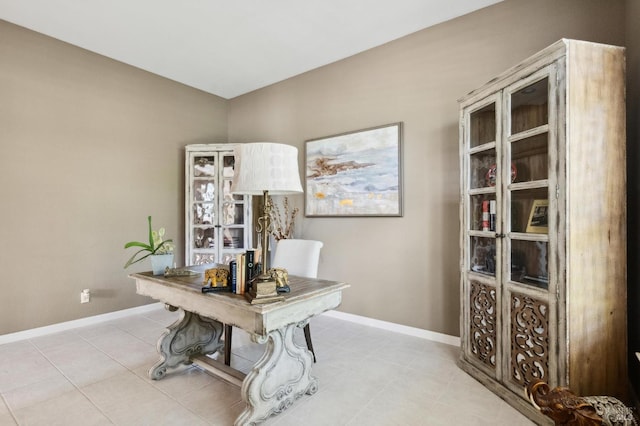90 Oak Shade Ln, Novato, CA 94945 - office space featuring baseboards and light tile patterned floors