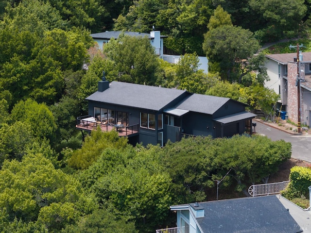 90 George Ln, Sausalito, CA 94965 - aerial view of a forest