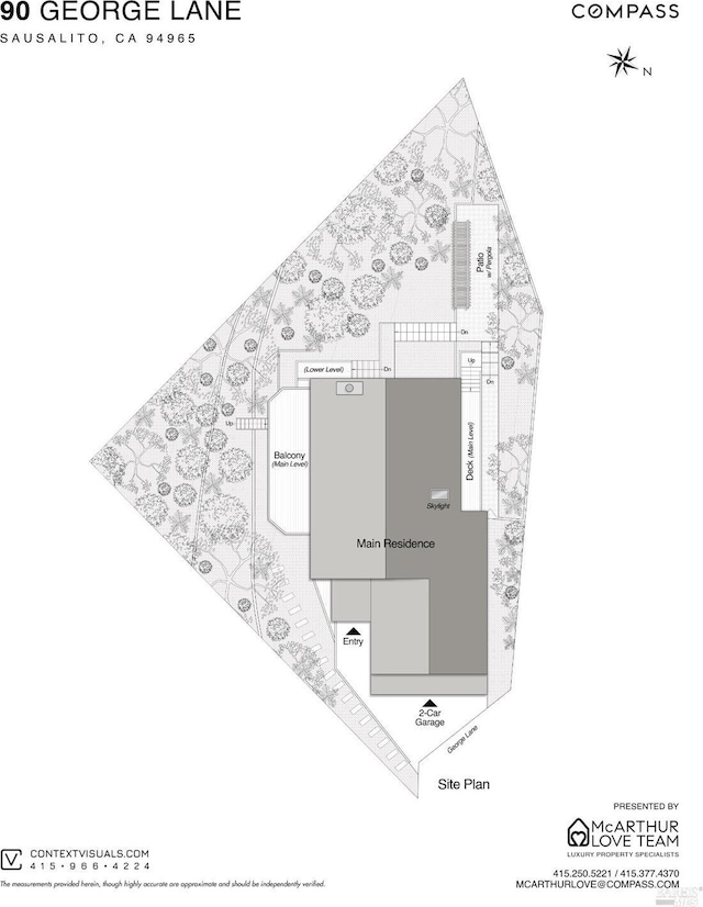 90 George Ln, Sausalito, CA 94965 - map / location