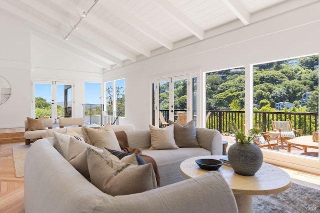 90 George Ln, Sausalito, CA 94965 - sunroom featuring french doors