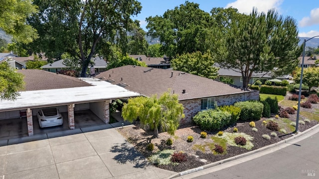 334 Twin Lakes Dr, Santa Rosa, CA 95409 - view from above of property