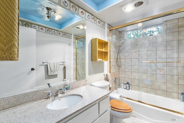 20320 Hollands Ln, Willits, CA 95490 - full bath with toilet, vanity, and combined bath / shower with glass door