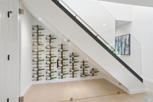 21 Sheridan Ct, Mill Valley, CA 94941 - wine cellar with wood finished floors and baseboards