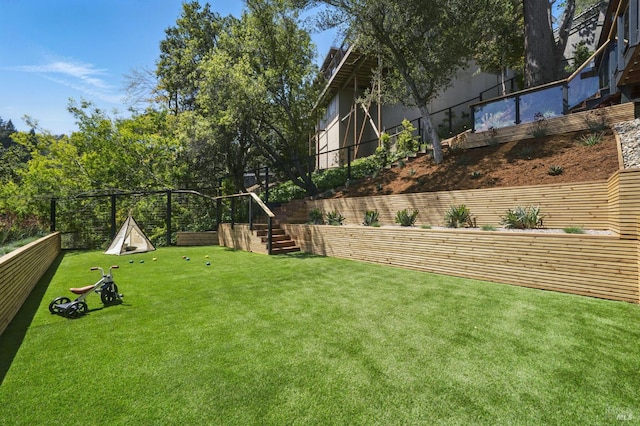 21 Sheridan Ct, Mill Valley, CA 94941 - view of yard featuring stairs