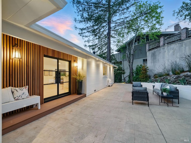 21 Sheridan Ct, Mill Valley, CA 94941 - view of patio with an outdoor living space