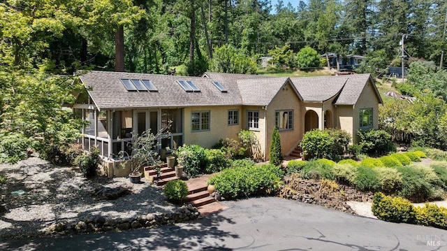 3227 State Highway 128, Calistoga, CA 94515 - view of front of home featuring a sunroom and stucco siding