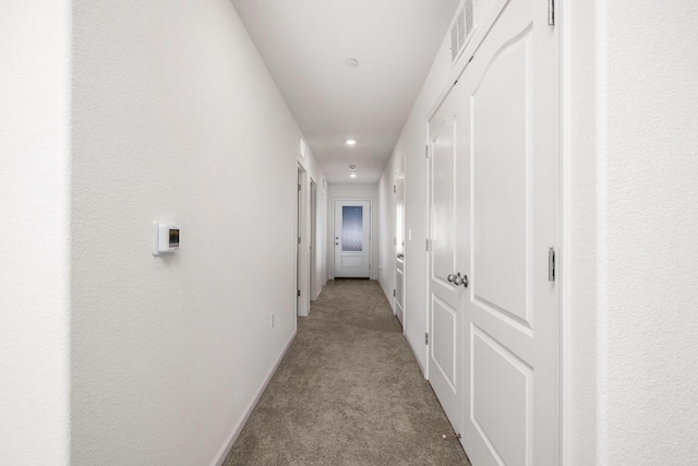 6601 Jackpot Pl, Riverbank, CA 95367 - hallway with carpet floors, recessed lighting, and baseboards