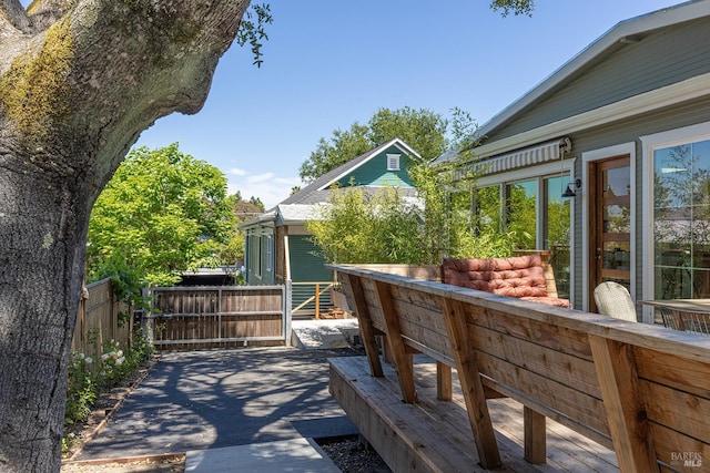 660 S Main St, Sebastopol, CA 95472 - view of wooden deck