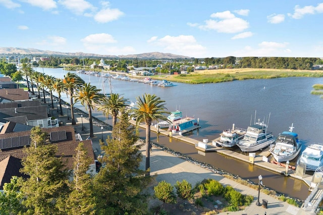 1142 Kellogg St, Suisun City, CA 94585 - bird's eye view of a water and mountain view