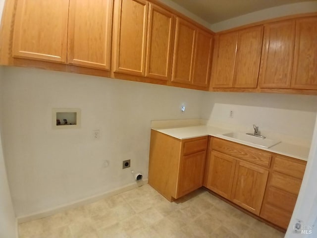 2743 Overlook Dr, Vallejo, CA 94591 - laundry room featuring cabinet space, electric dryer hookup, hookup for a washing machine, and light floors
