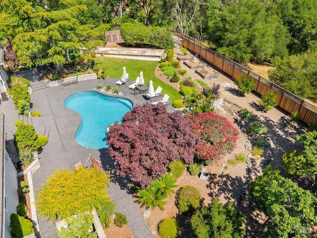 4588 Bennett Valley Rd, Santa Rosa, CA 95404 - aerial view of a pool area