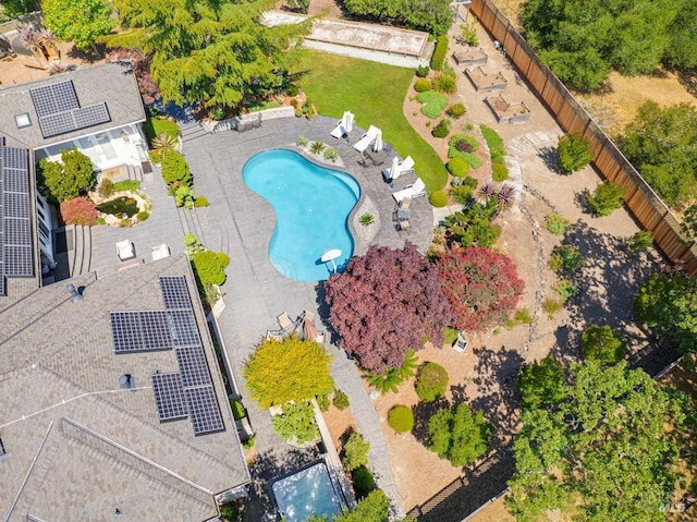 4588 Bennett Valley Rd, Santa Rosa, CA 95404 - bird's eye view of a pool area