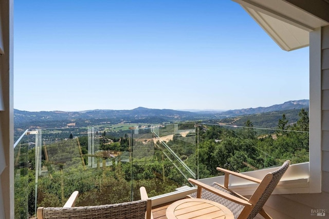 2557 Trinity Rd, Glen Ellen, CA 95442 - balcony with a mountain view