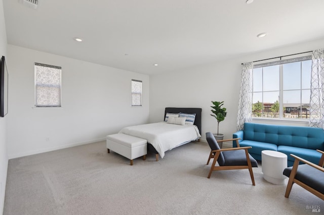 2413 Village Square Blvd, Fairfield, CA 94533 - bedroom featuring multiple windows, carpet floors, recessed lighting, and baseboards