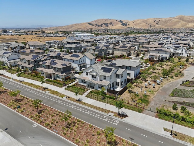 2413 Village Square Blvd, Fairfield, CA 94533 - aerial perspective of suburban area with a mountain backdrop