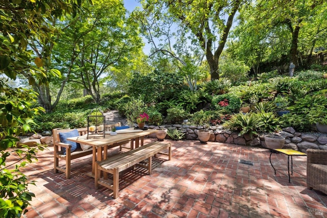 37 Rancheria Rd, Kentfield, CA 94904 - view of patio featuring outdoor dining space