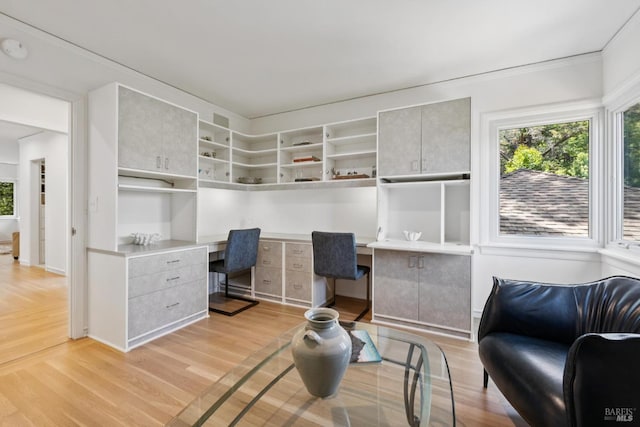 37 Rancheria Rd, Kentfield, CA 94904 - office space with built in study area, healthy amount of natural light, and light wood-type flooring