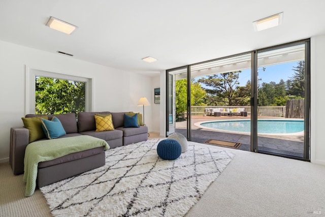 37 Rancheria Rd, Kentfield, CA 94904 - living area featuring carpet flooring