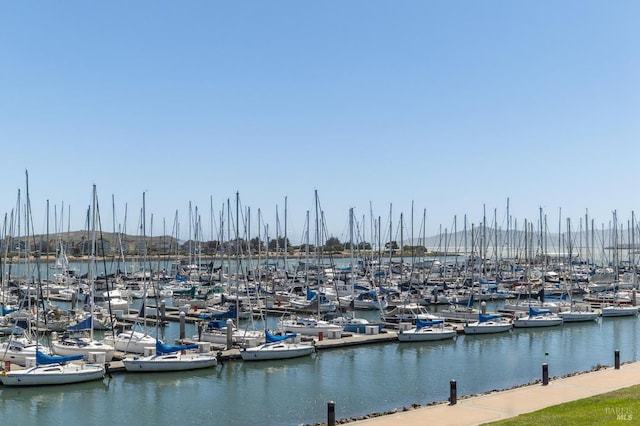 306 Commodore Dr, Richmond, CA 94804 - water view featuring a marina