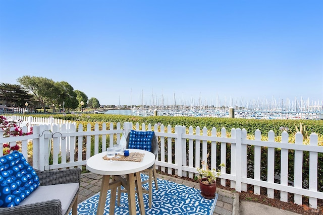 306 Commodore Dr, Richmond, CA 94804 - balcony featuring a water view
