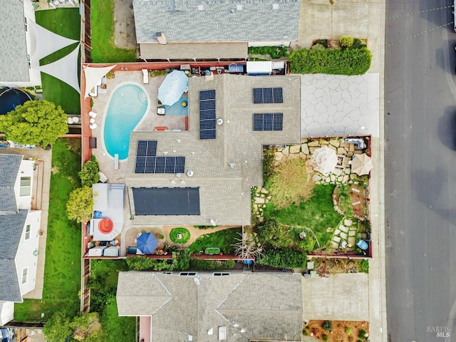 480 Via Del Plano, Novato, CA 94949 - aerial view of a pool