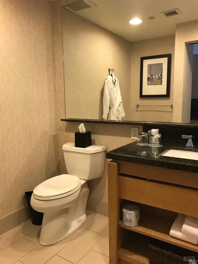 1314 Mckinstry St Unit 2008, Napa, CA 94559 - bathroom with toilet, vanity, and tile patterned flooring