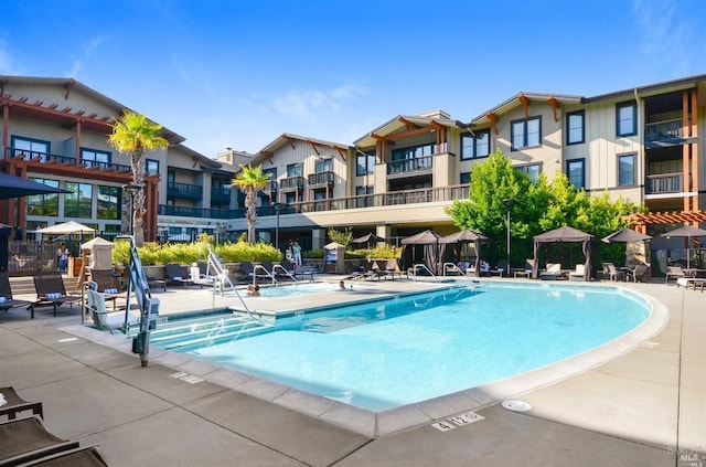 1314 Mckinstry St Unit 2008, Napa, CA 94559 - community pool with a patio area