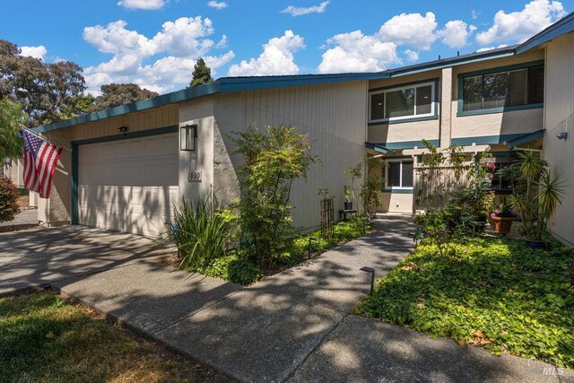 1800 London Dr, Benicia, CA 94510 - view of front of home featuring a garage and driveway