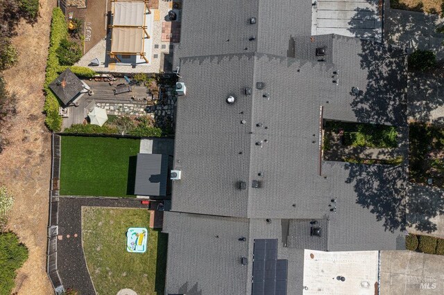 1800 London Dr, Benicia, CA 94510 - aerial view of property and surrounding area
