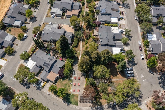 1800 London Dr, Benicia, CA 94510 - aerial overview of property's location featuring nearby suburban area