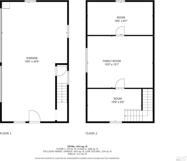 9826 Meadow Dr, Cobb, CA 95426 - view of property floor plan