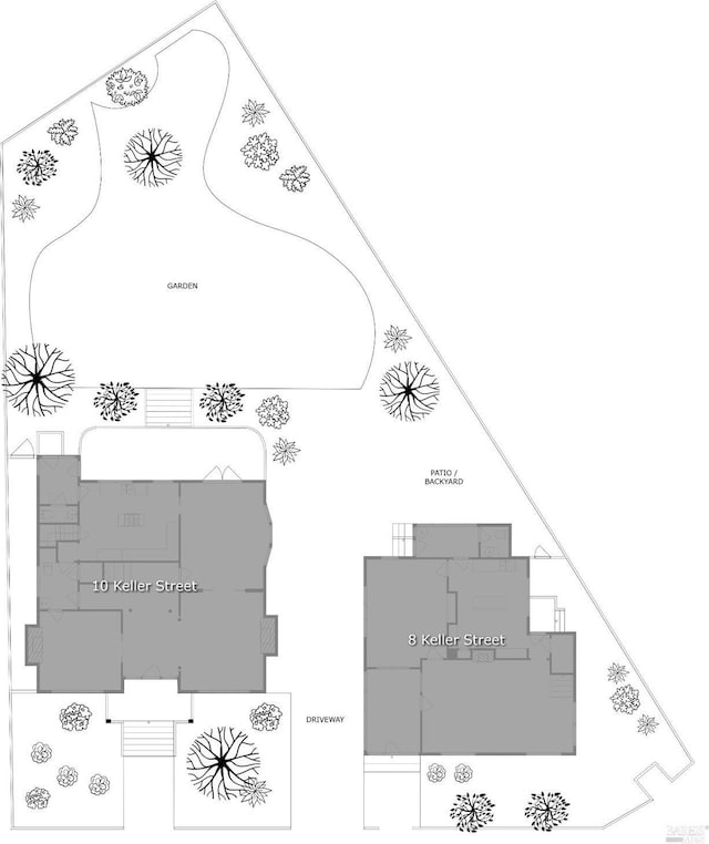 8 Keller St, Petaluma, CA 94952 - map of parcels