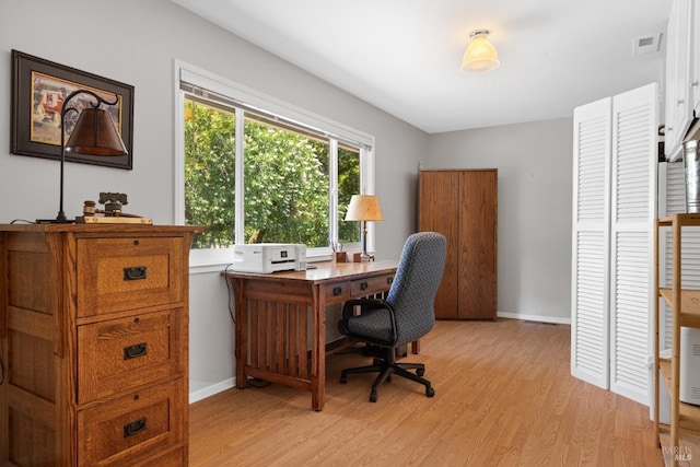 6518 Meadowgreen Pl, Santa Rosa, CA 95409 - office space with light wood-type flooring and baseboards