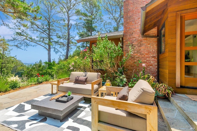 3 Wainwright Pl, Mill Valley, CA 94941 - view of patio / terrace with an outdoor living space