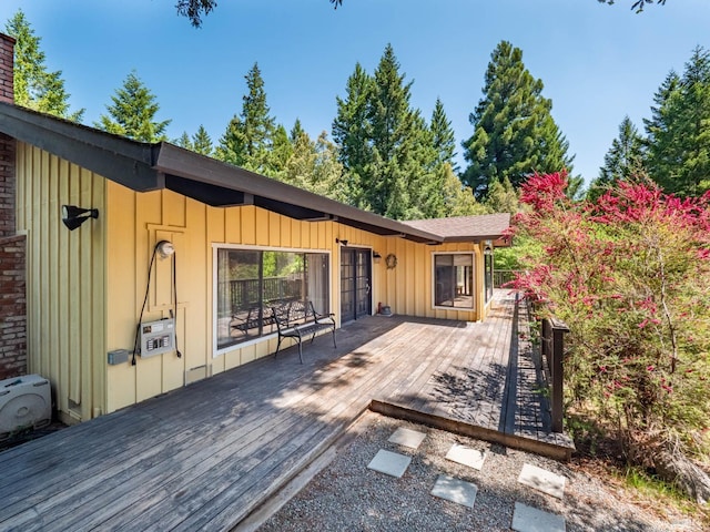 7701 Signal Ridge Rd, Philo, CA 95466 - view of wooden deck