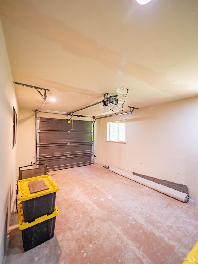 7701 Signal Ridge Rd, Philo, CA 95466 - garage featuring a garage door opener