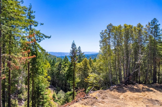 7701 Signal Ridge Rd, Philo, CA 95466 - mountain view with a heavily wooded area