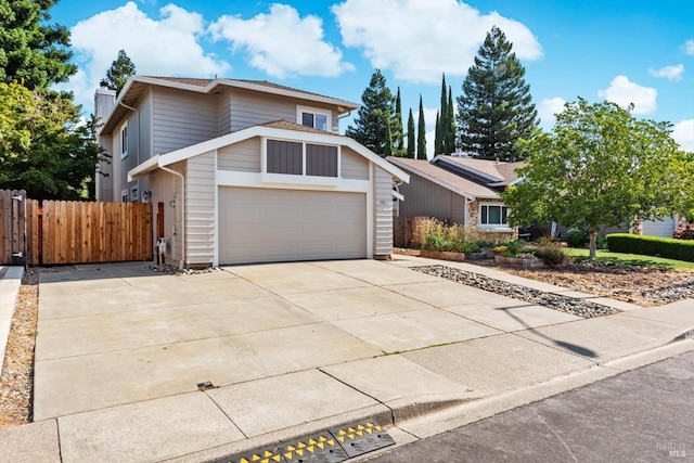 431 Inverness Way, Vacaville, CA 95687 - view of front of house with a chimney and concrete driveway