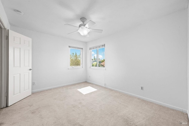 431 Inverness Way, Vacaville, CA 95687 - unfurnished bedroom featuring carpet floors, baseboards, and a ceiling fan