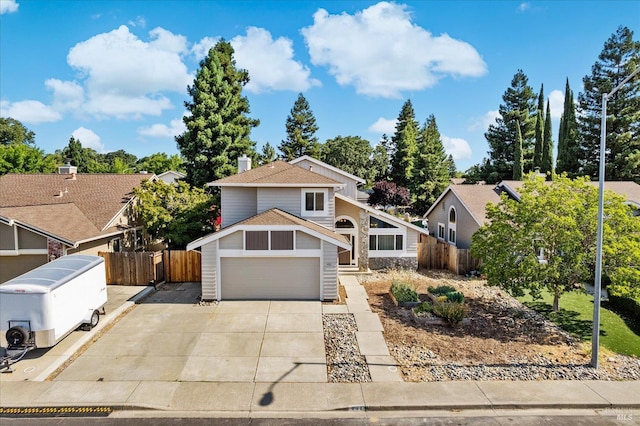 431 Inverness Way, Vacaville, CA 95687 - view of front of house with concrete driveway and a garage