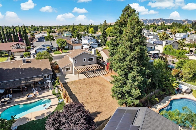 431 Inverness Way, Vacaville, CA 95687 - aerial view of residential area with a pool